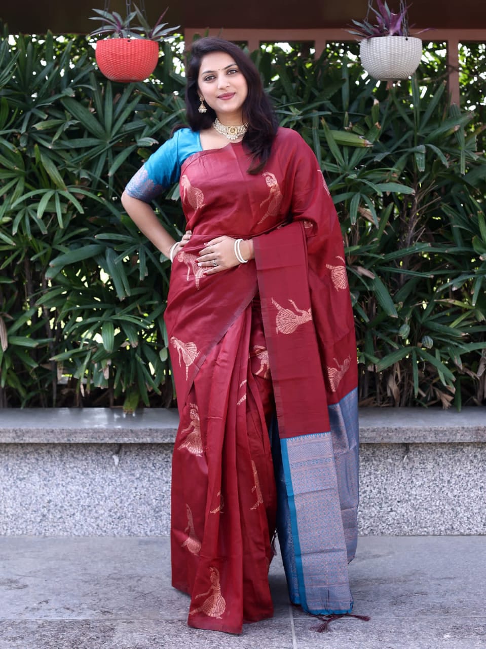Banarasi soft silk saree