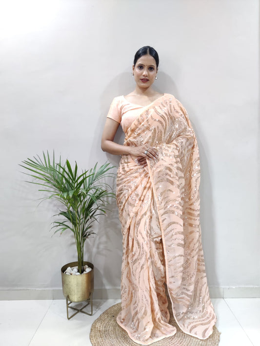 Mona bangalori silk ready to wear saree